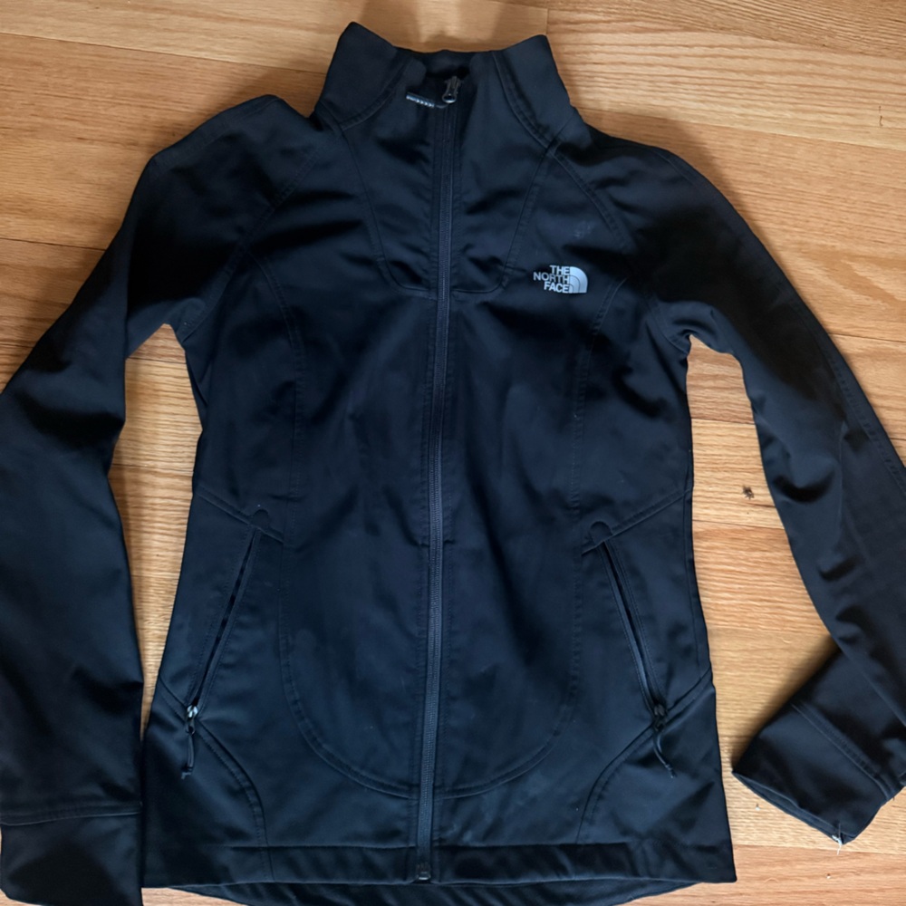 The North Face Black Full-Zip Softshell Jacket